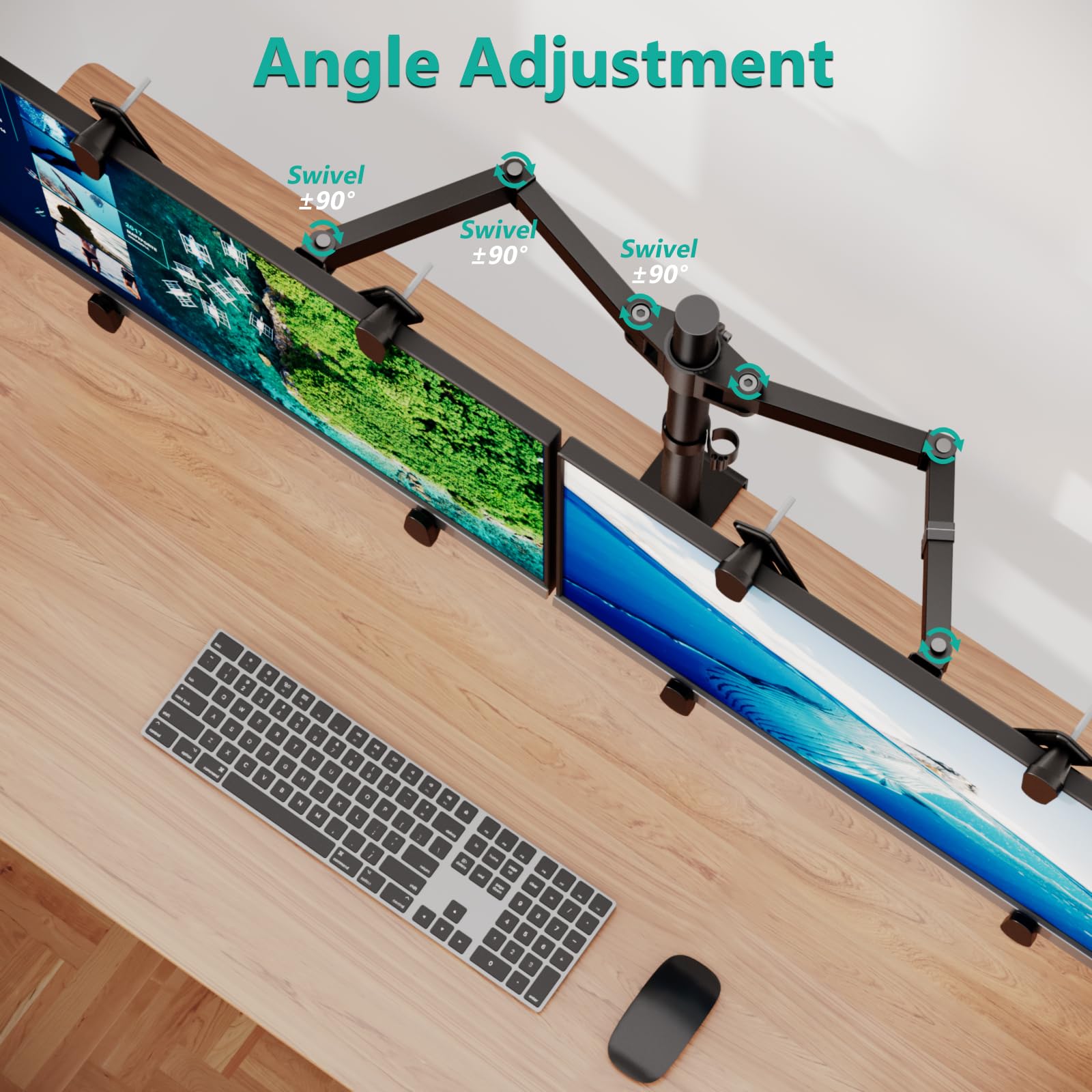 Foto 5 pulgar | Soporte Doble Wali para Monitor-Venta Internacional
