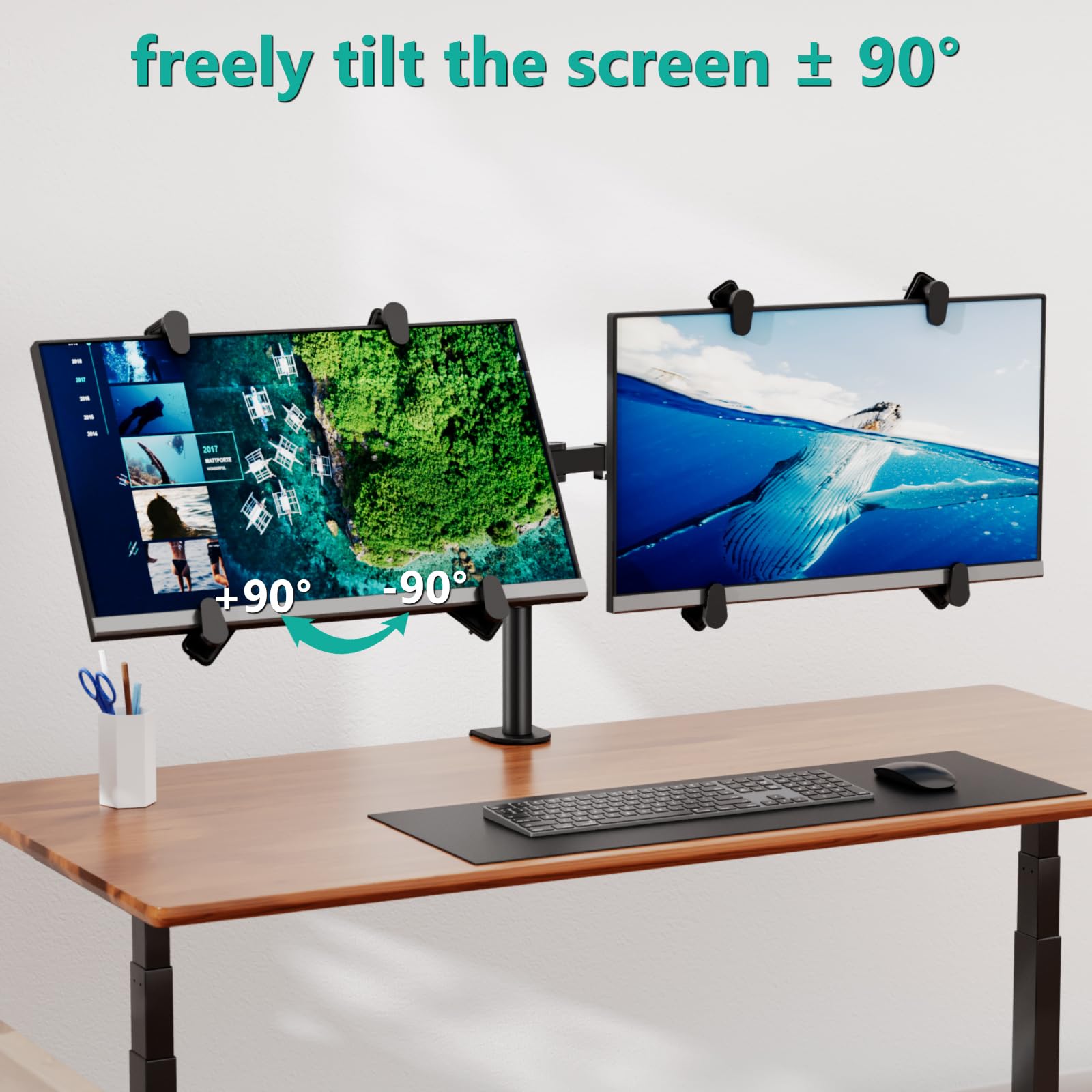 Foto 8 pulgar | Soporte Doble Wali para Monitor-Venta Internacional