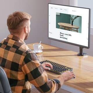 Foto 6 | Soporte de Monitor Wali Gsdm001 para Escritorio de 13 A 32 Pulgadas con Resorte de Gas de 8 Kg - Venta Internacional