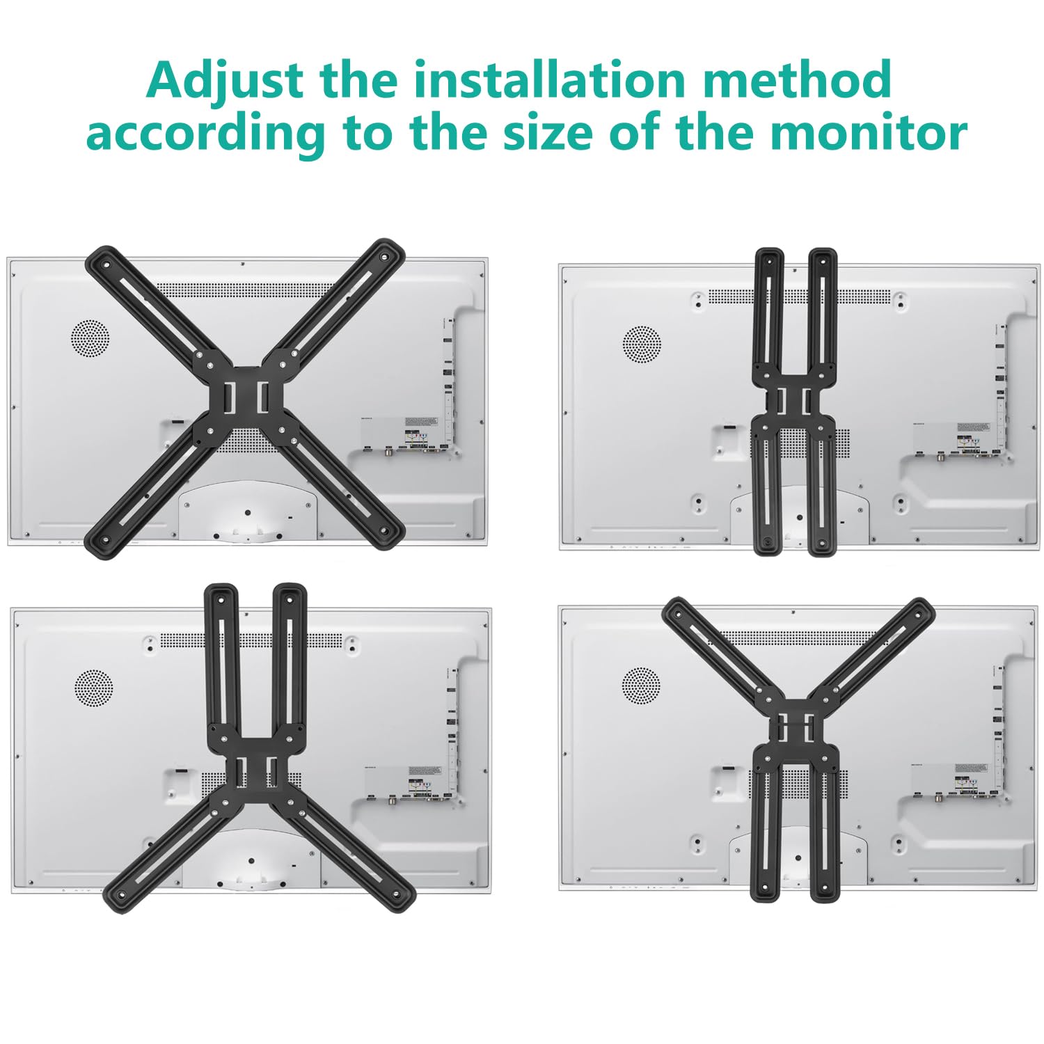 Foto 3 | Adaptador de Soporte De Montaje Para Monitor De 13 A 27 Pulgadas Wali Uvvep - Venta Internacional
