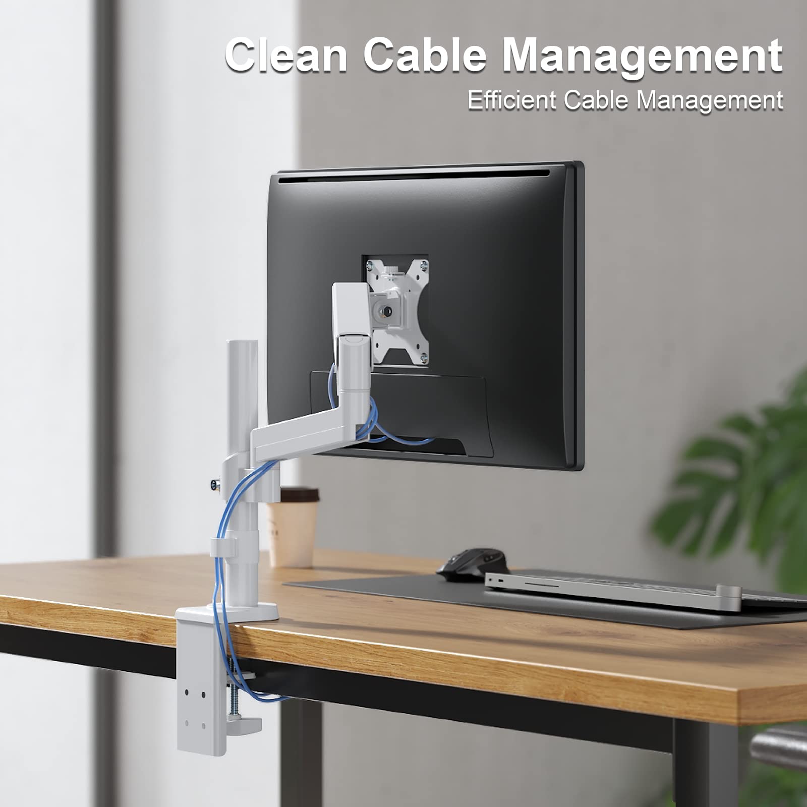 Foto 3 | Brazo de Resorte de Gas Ajustable Wali para Soporte de Monitor de 32 Pulgadas - Venta Internacional
