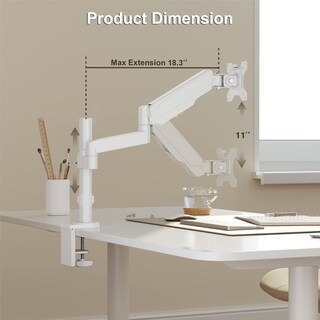 Foto 4 | Brazo de Resorte de Gas Ajustable Wali para Soporte de Monitor de 32 Pulgadas - Venta Internacional