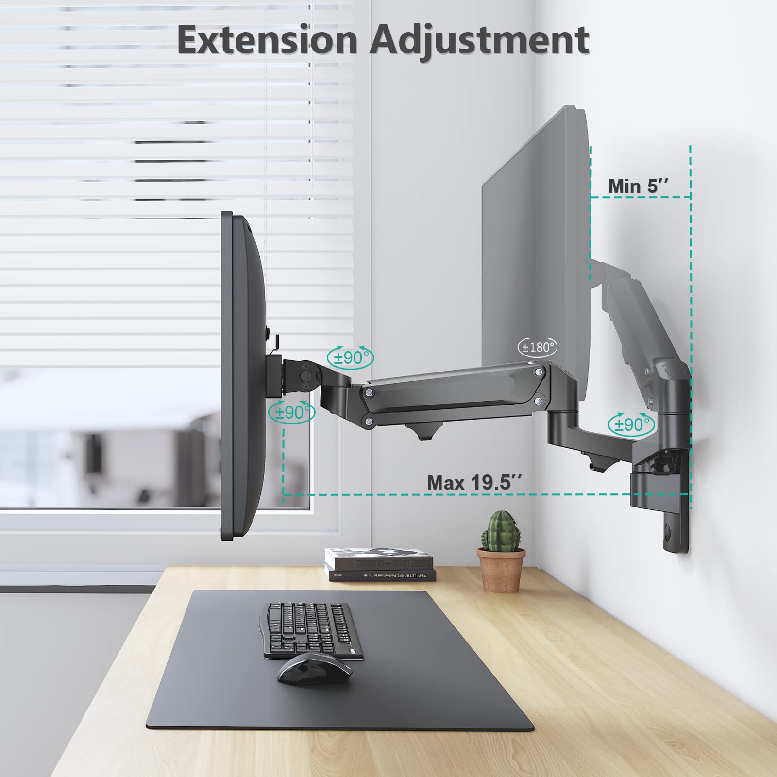 Foto 7 | Soporte de Pared para Monitor Wali Gswm001xl para Pantallas de 12 kg 35 " - Venta Internacional