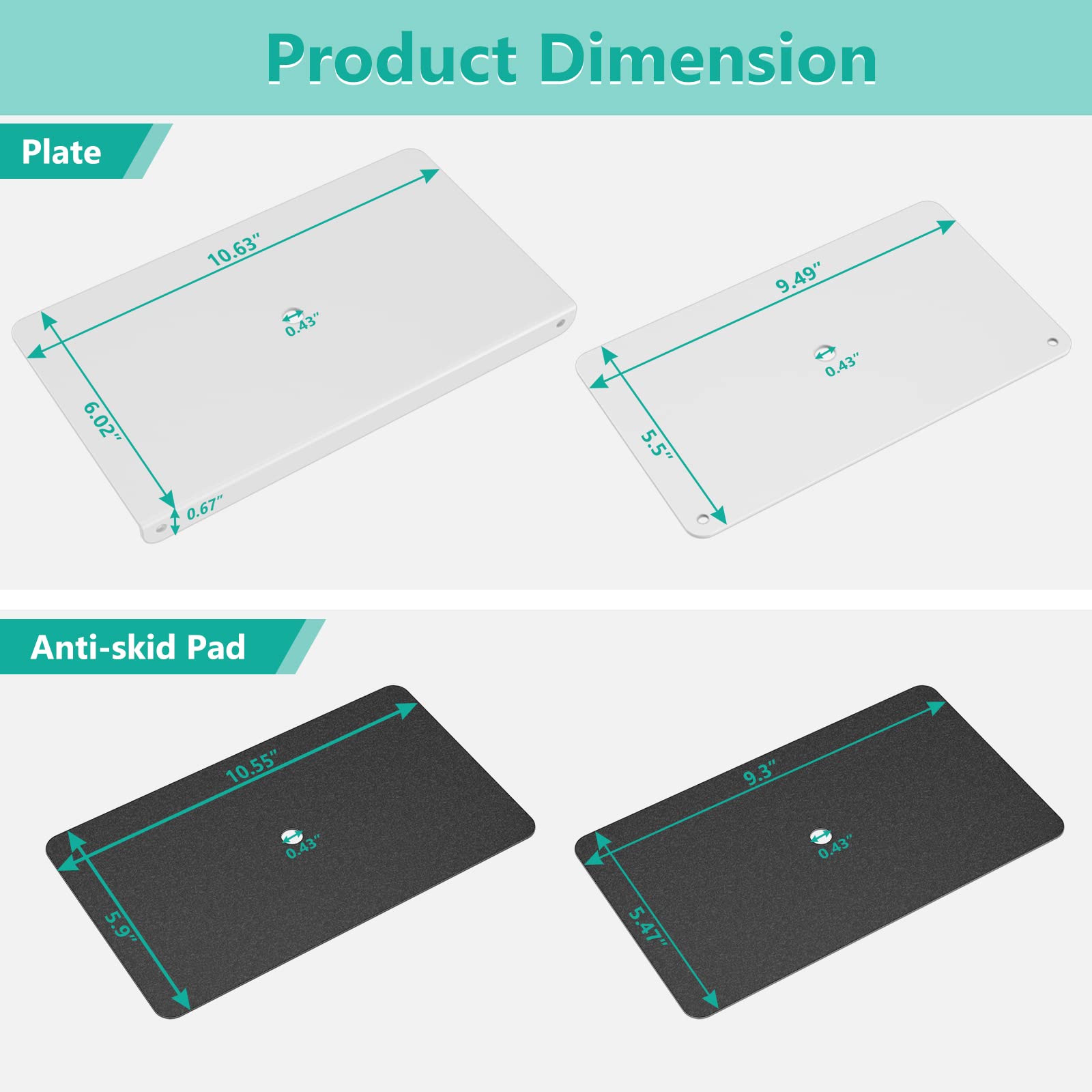 Foto 6 pulgar | Brazo de Monitor Wali Cgrp-w con Refuerzo de Acero Blanco - Venta Internacional