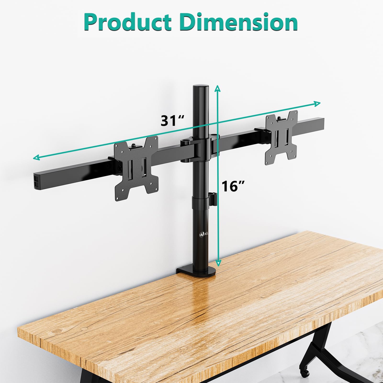 Foto 3 pulgar | Soporte Wali M002-32 para dos Monitores de Hasta 32 " - Venta Internacional