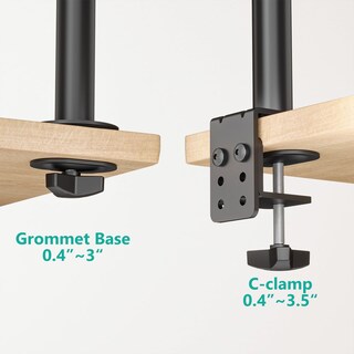 Foto 6 | Soporte de Monitor Wali M001sxl para 1 Pantalla de Hasta 42 " Negra - Venta Internacional