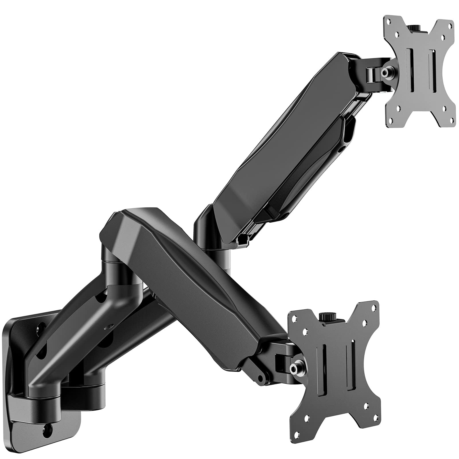 Foto 1 | Soporte de Pared para Doble Monitor Wali Gas Spring de 32 " Negro - Venta Internacional