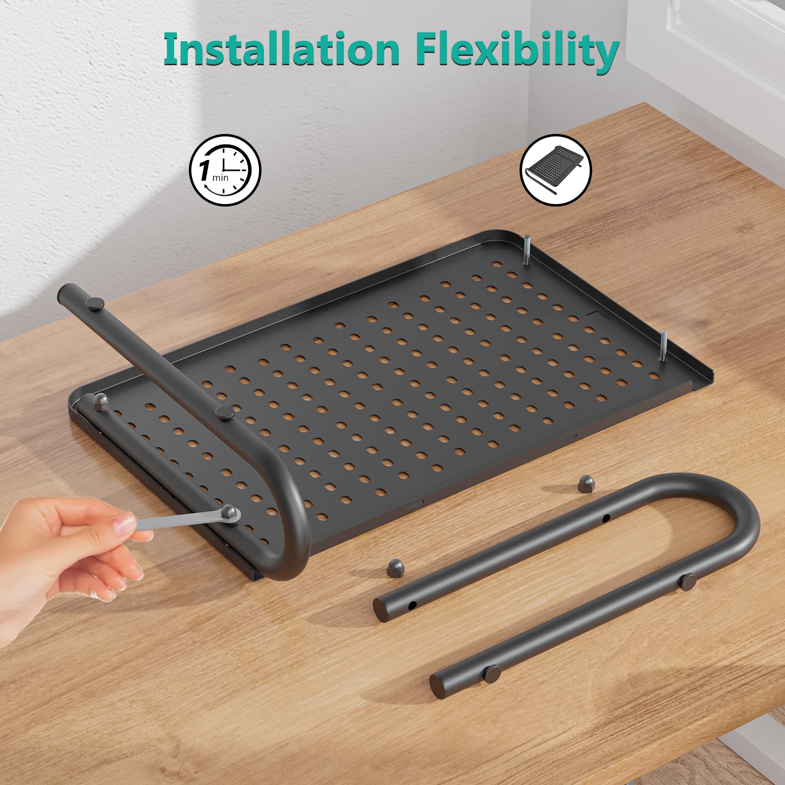 Foto 5 pulgar | Soporte Elevador De Monitor Wali Stt001 Para Oficina  Negro - Venta Internacional