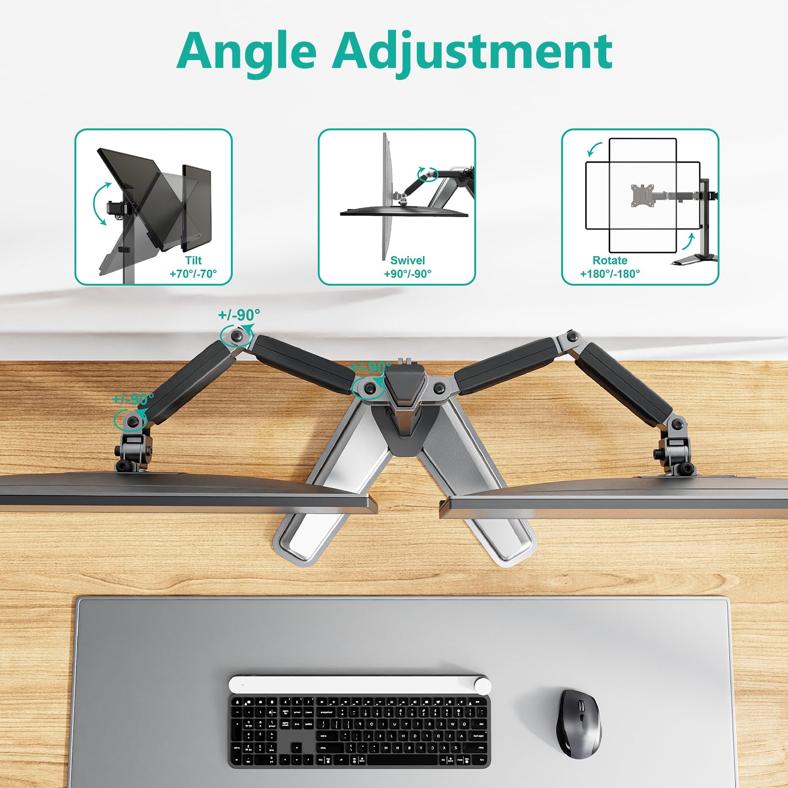 Foto 4 pulgar | Soporte Doble Wali para Monitor-Venta Internacional