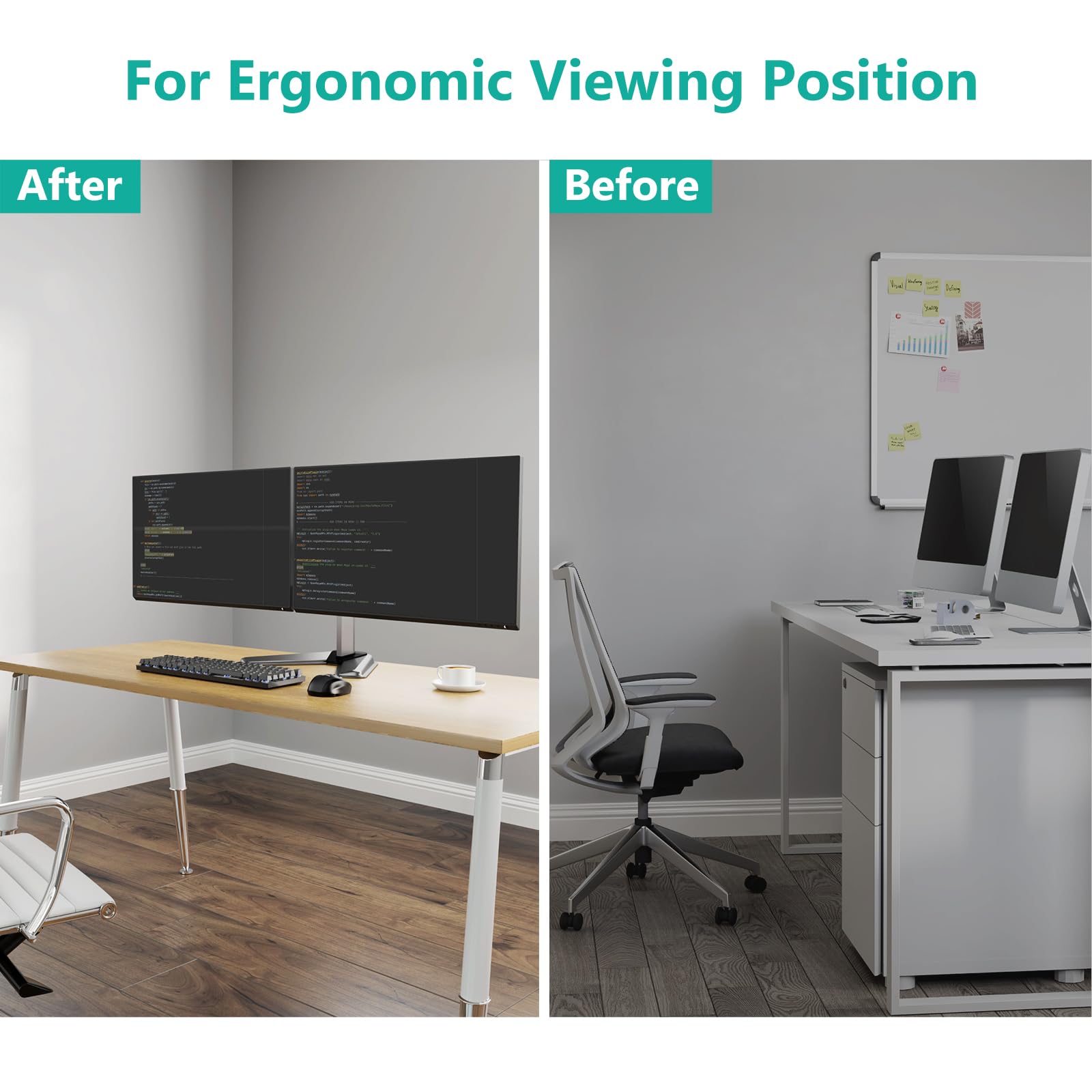 Foto 8 pulgar | Soporte Doble Wali para Monitor-Venta Internacional