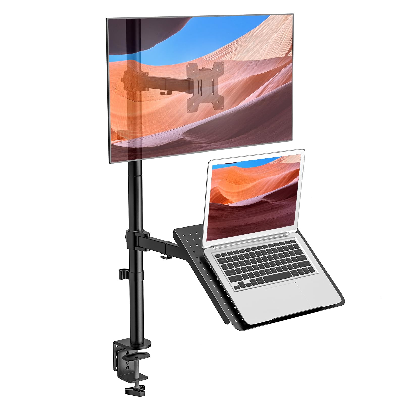 Soporte para Ordenador Portátil y Monitor Wali M001xllp Negro - Venta Internacional
