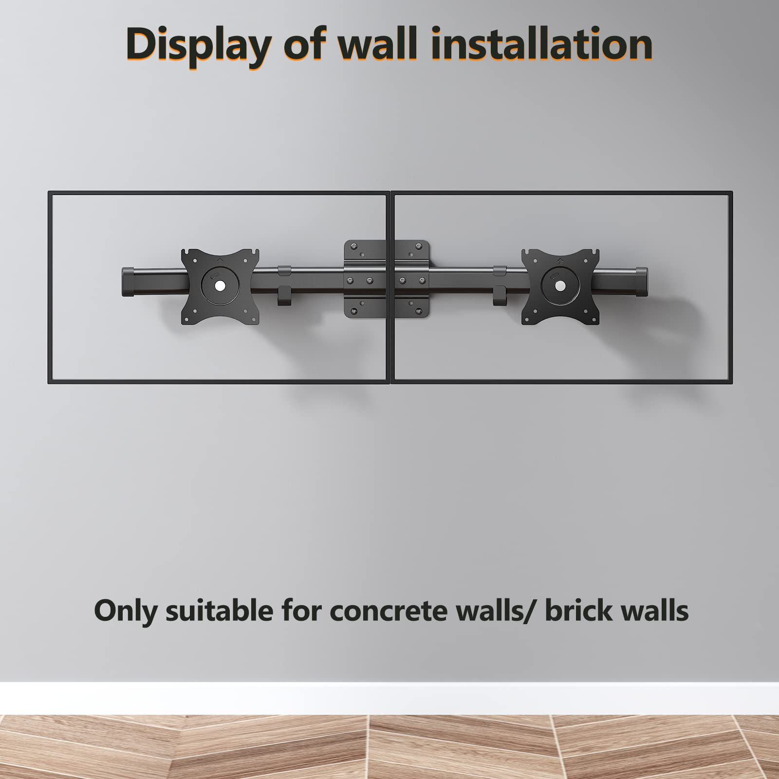 Foto 6 pulgar | Soporte de Pared Wali 012arm para dos Monitores de 27 " - Venta Internacional