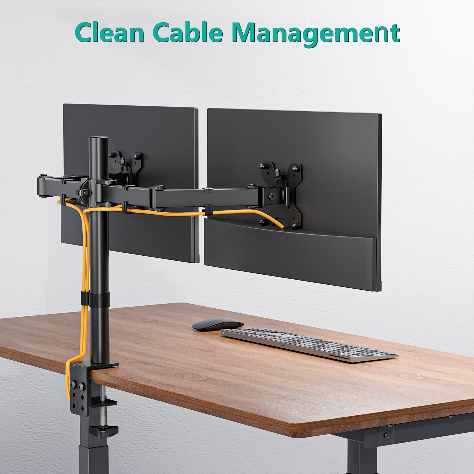 Foto 5 | Soporte de Escritorio para dos Monitores Wali M002 para 2 Monitores de Hasta 27 " - Venta Internacional