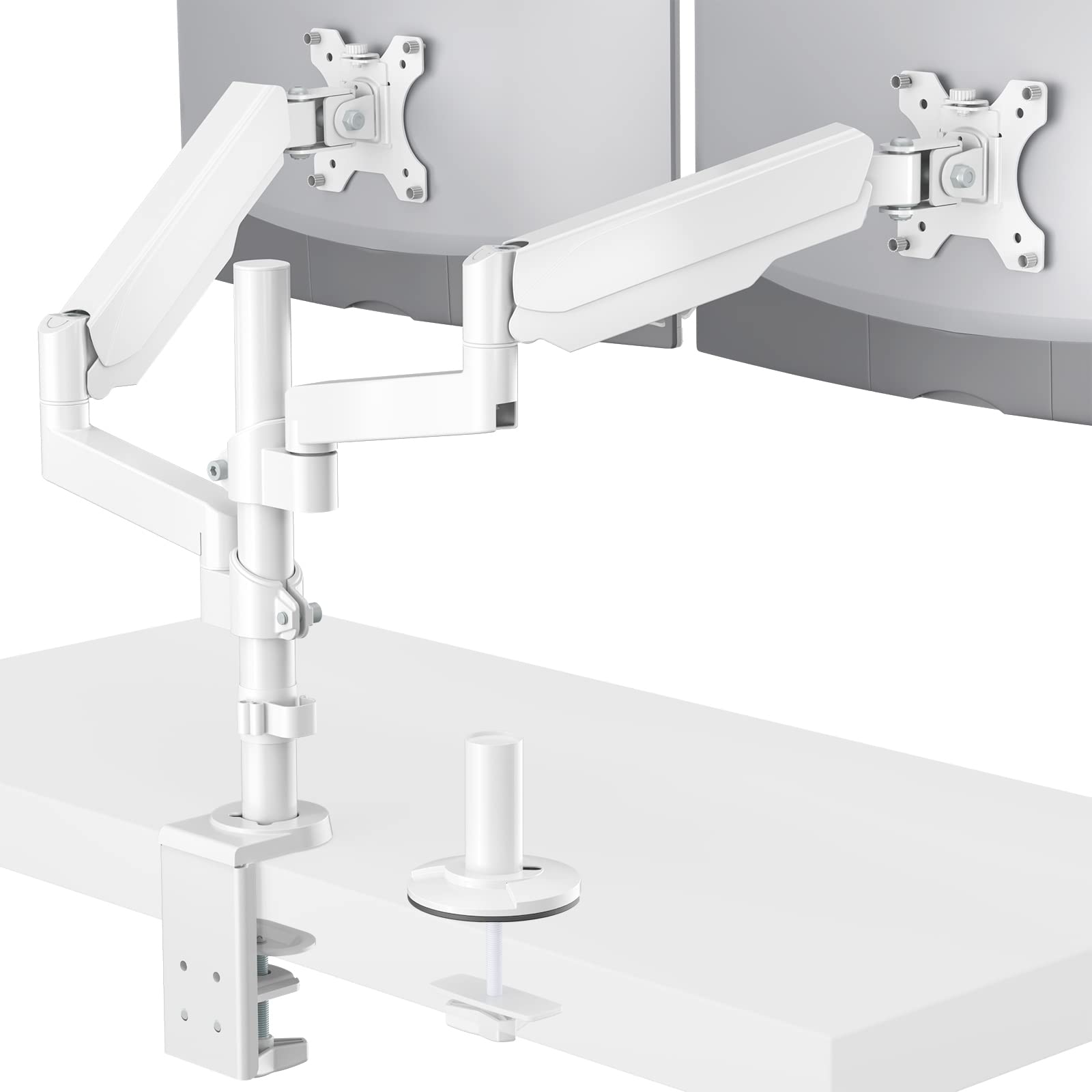 Foto 2 pulgar | Soporte para Dos Monitores Wali GSDM002W para 2 Monitores de Hasta 32'' - Venta Internacional