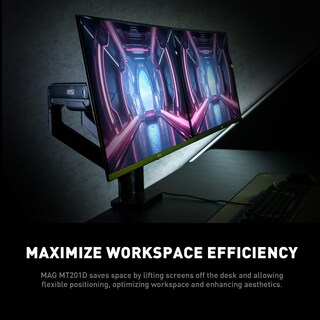 Foto 3 | Soporte para Dos Monitores Msi Mag Mt201d Premium Heavy Duty - Venta Internacional