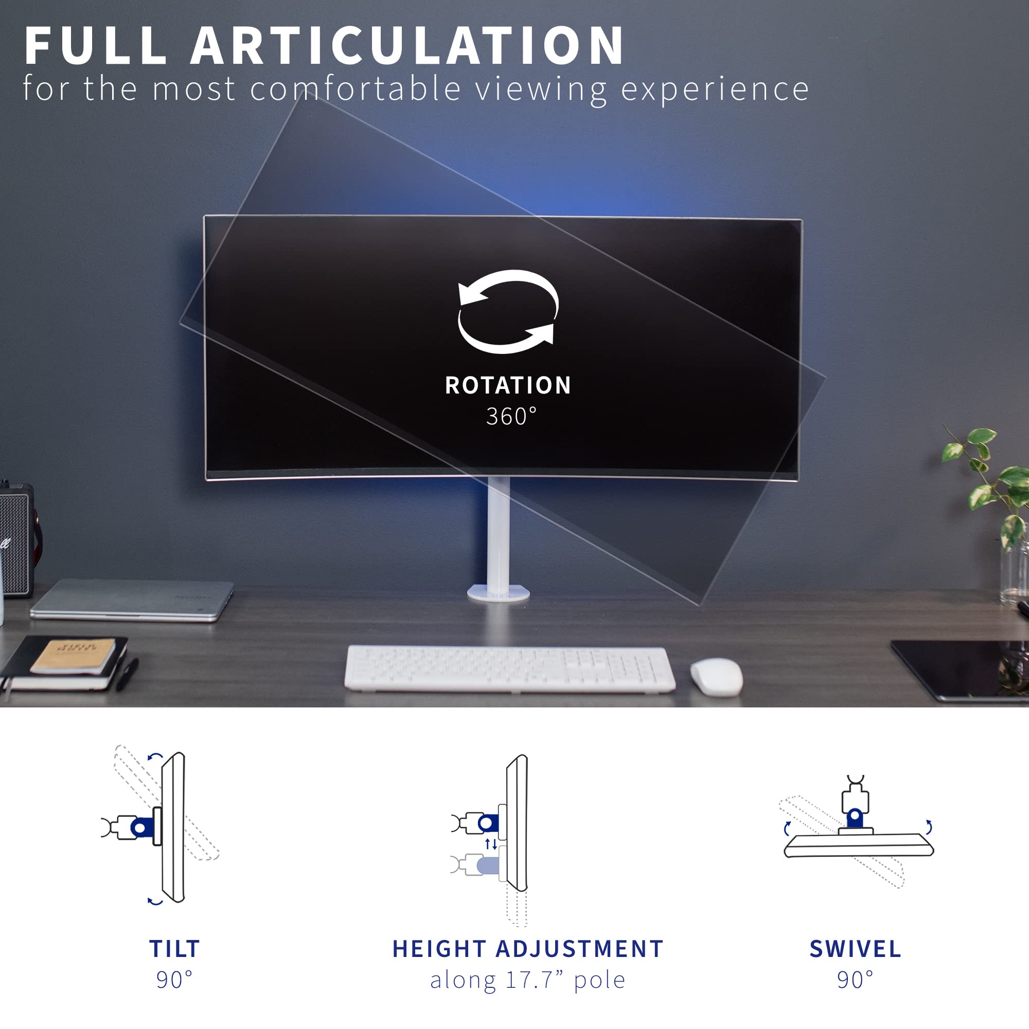 Foto 6 pulgar | Soporte de Escritorio Vivo para Monitor-Venta Internacional