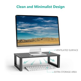 Foto 2 | Soporte para Monitor Wali Stt004 con Plataforma Metálica Ventilada - Venta Internacional