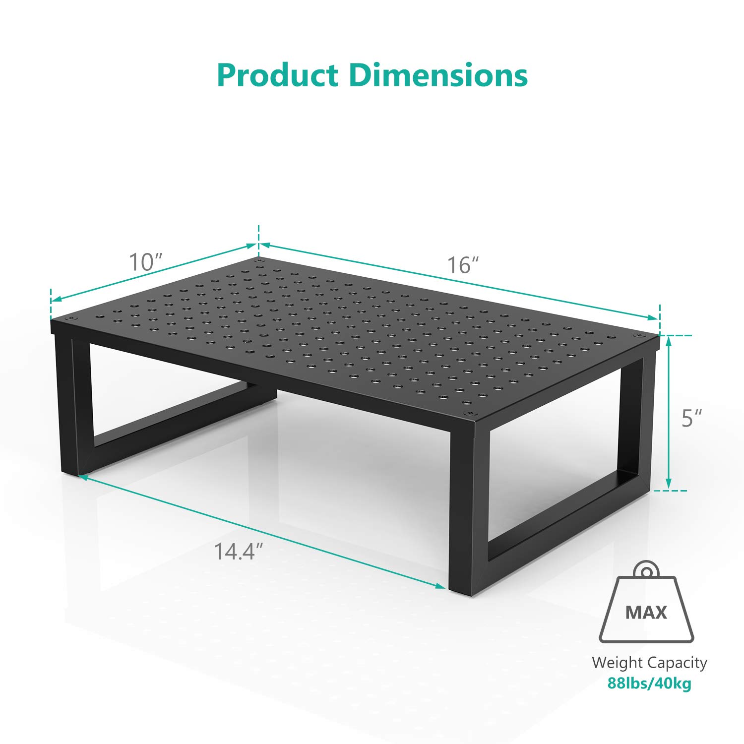 Foto 4 pulgar | Soporte para Monitor Wali Stt004 con Plataforma Metálica Ventilada - Venta Internacional