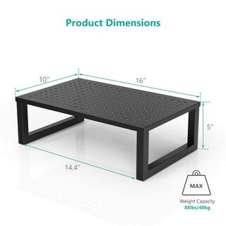 Foto 3 | Soporte para Monitor Wali Stt004 con Plataforma Metálica Ventilada - Venta Internacional