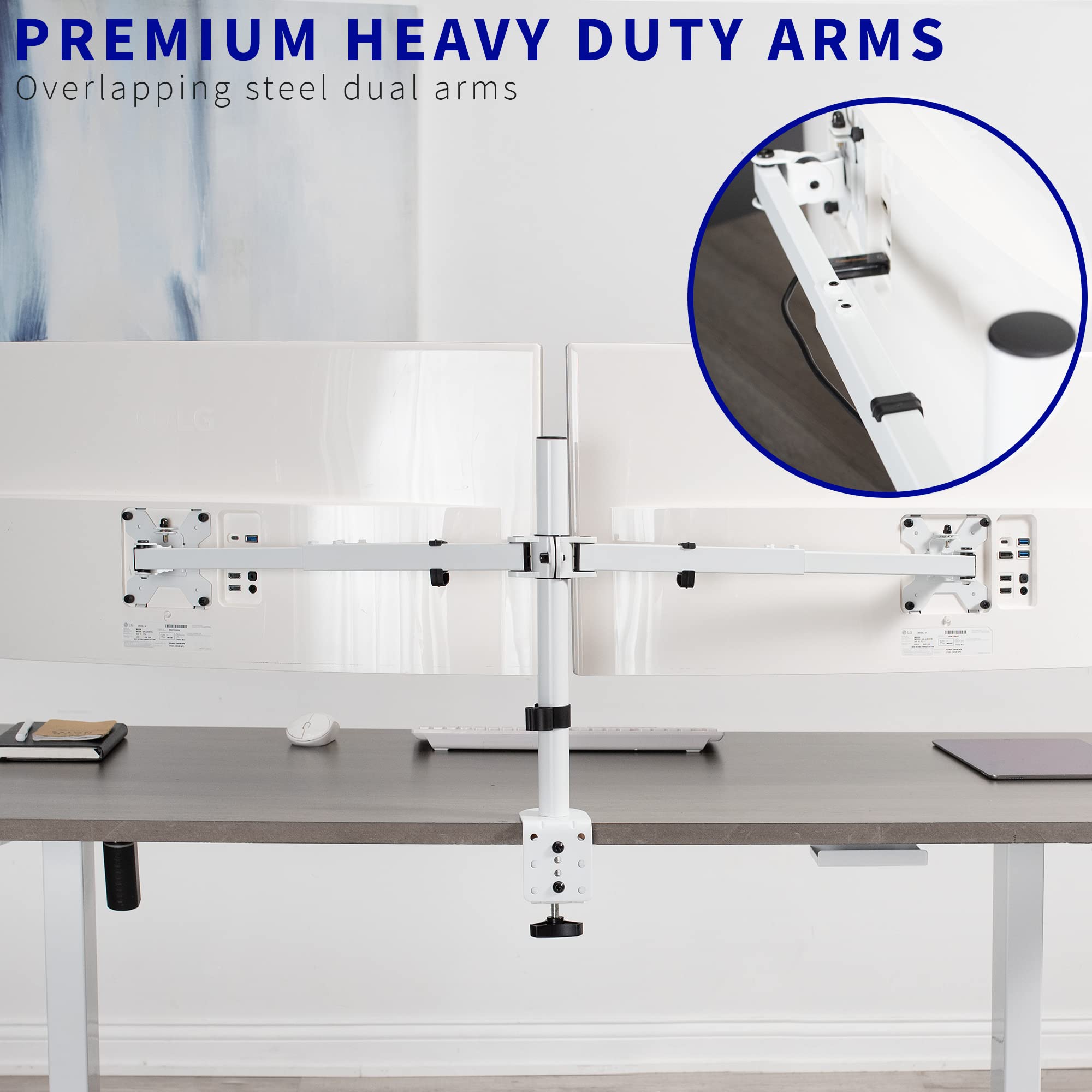Foto 3 | Soporte de Escritorio Vivo Stand-ts38cw para Pantallas de 27 a 38 " - Venta Internacional