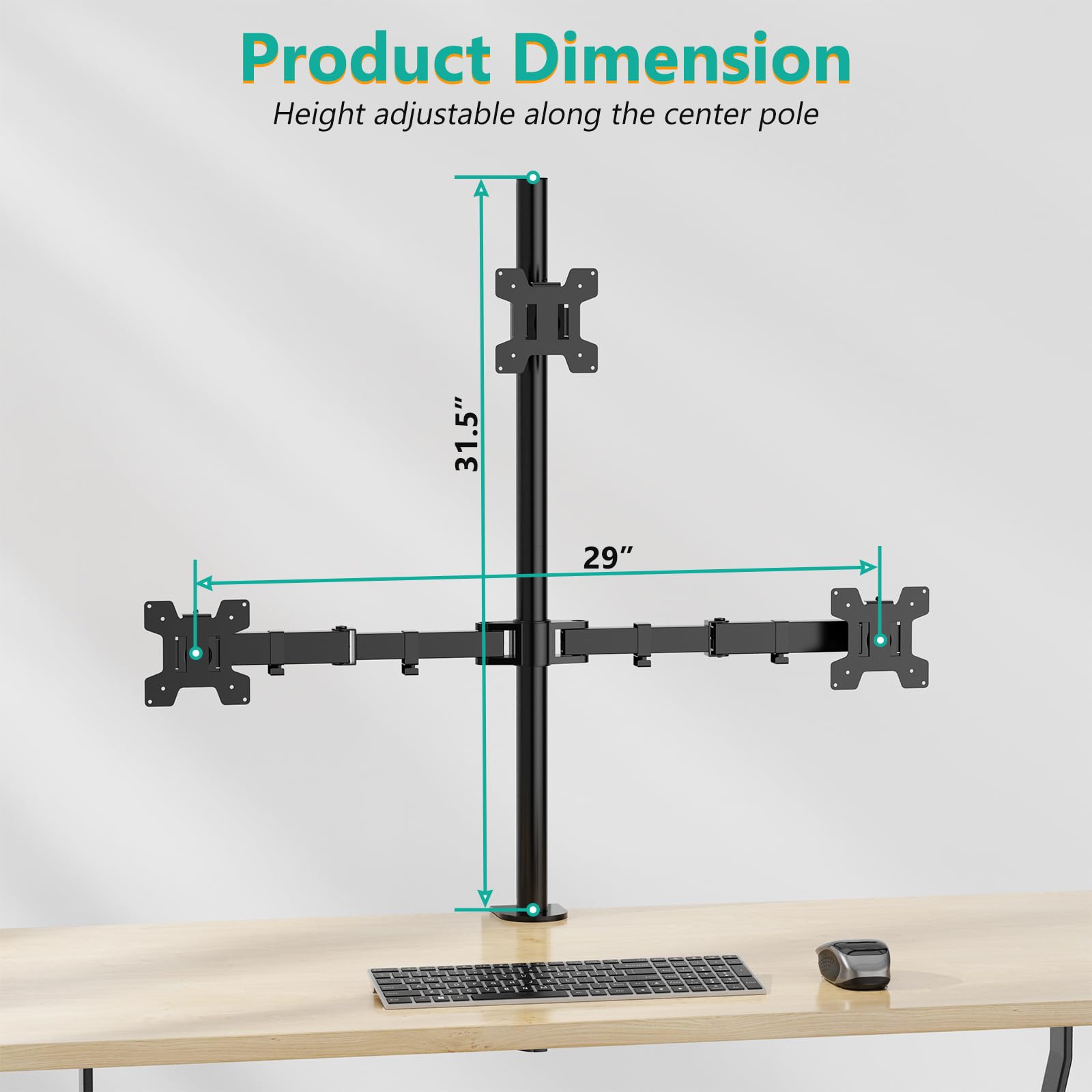Foto 7 pulgar | Soporte de Escritorio Wali para Monitor Triple-Venta Internacional