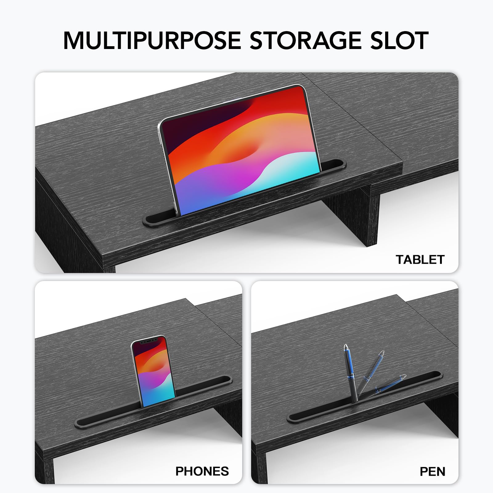 Foto 5 pulgar | Soporte Para Dos Monitores Huanuo Para 2 Monitores Con Almacenamiento - Venta Internacional.