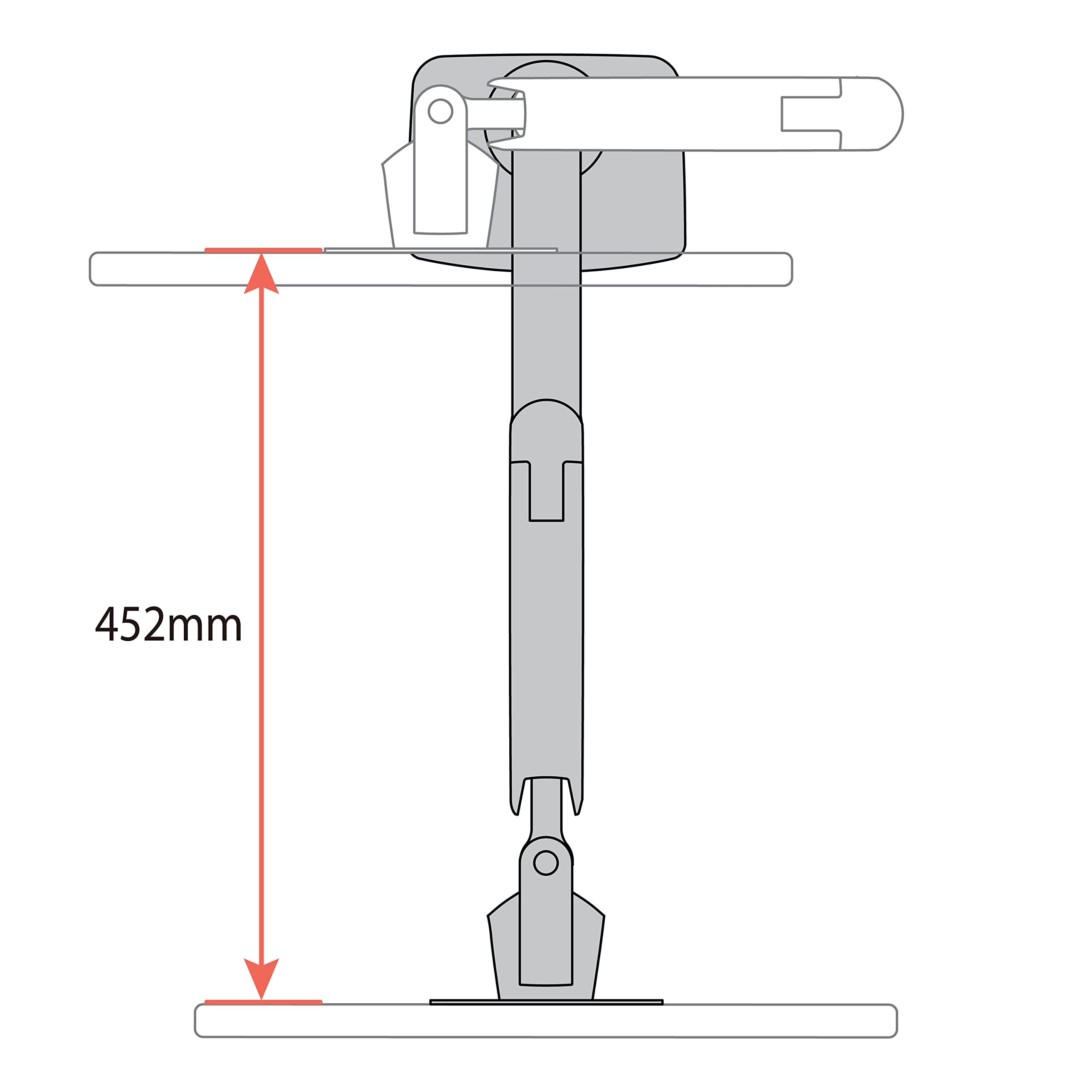 Foto 7 pulgar | Soporte De Escritorio Monitor Arm Ergotron Mxv Vesa Para Monitores De 34 Pulgadas - Venta Internacional.