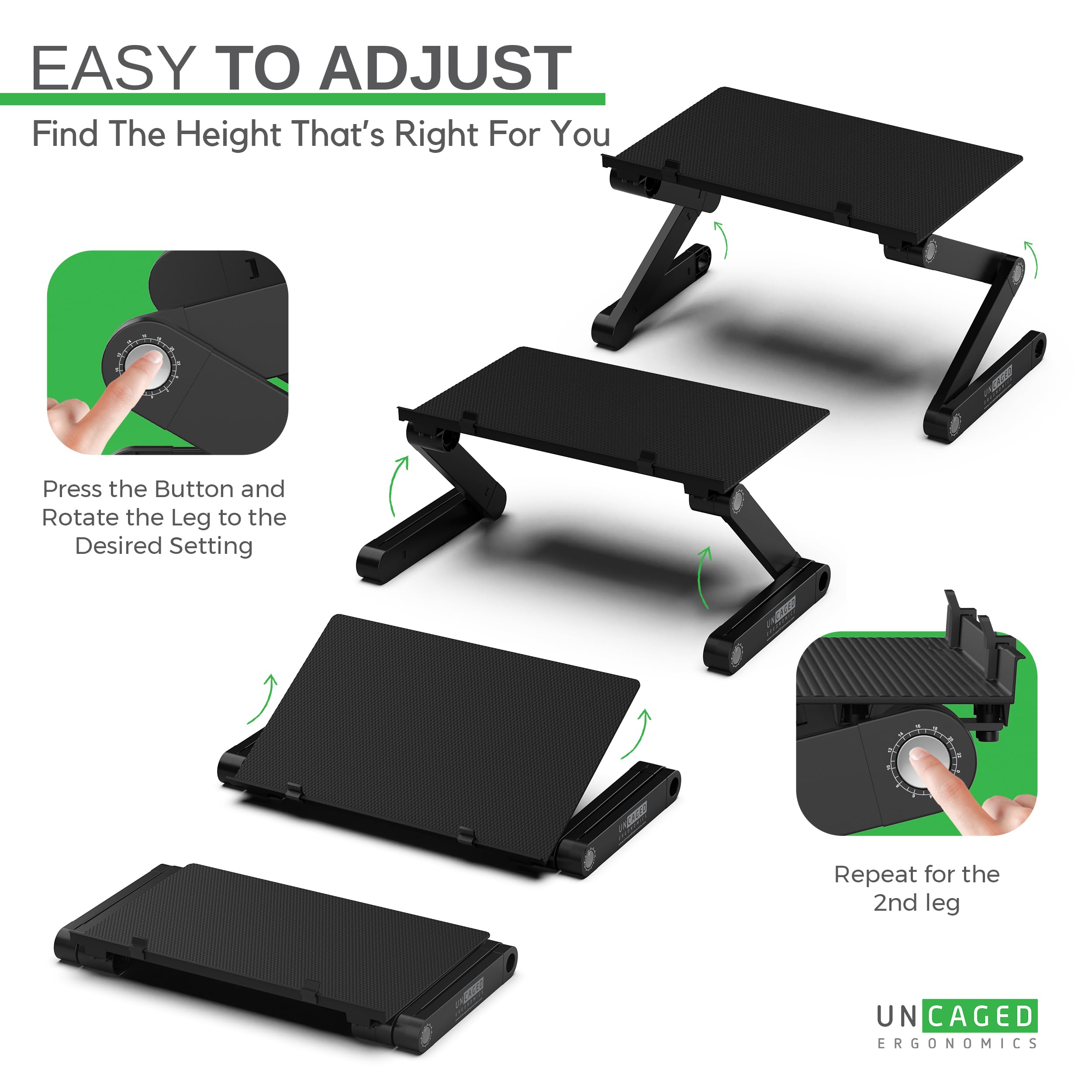Foto 6 pulgar | Soporte para Monitor Uncaged Ergonomía Workez - Venta Internacional