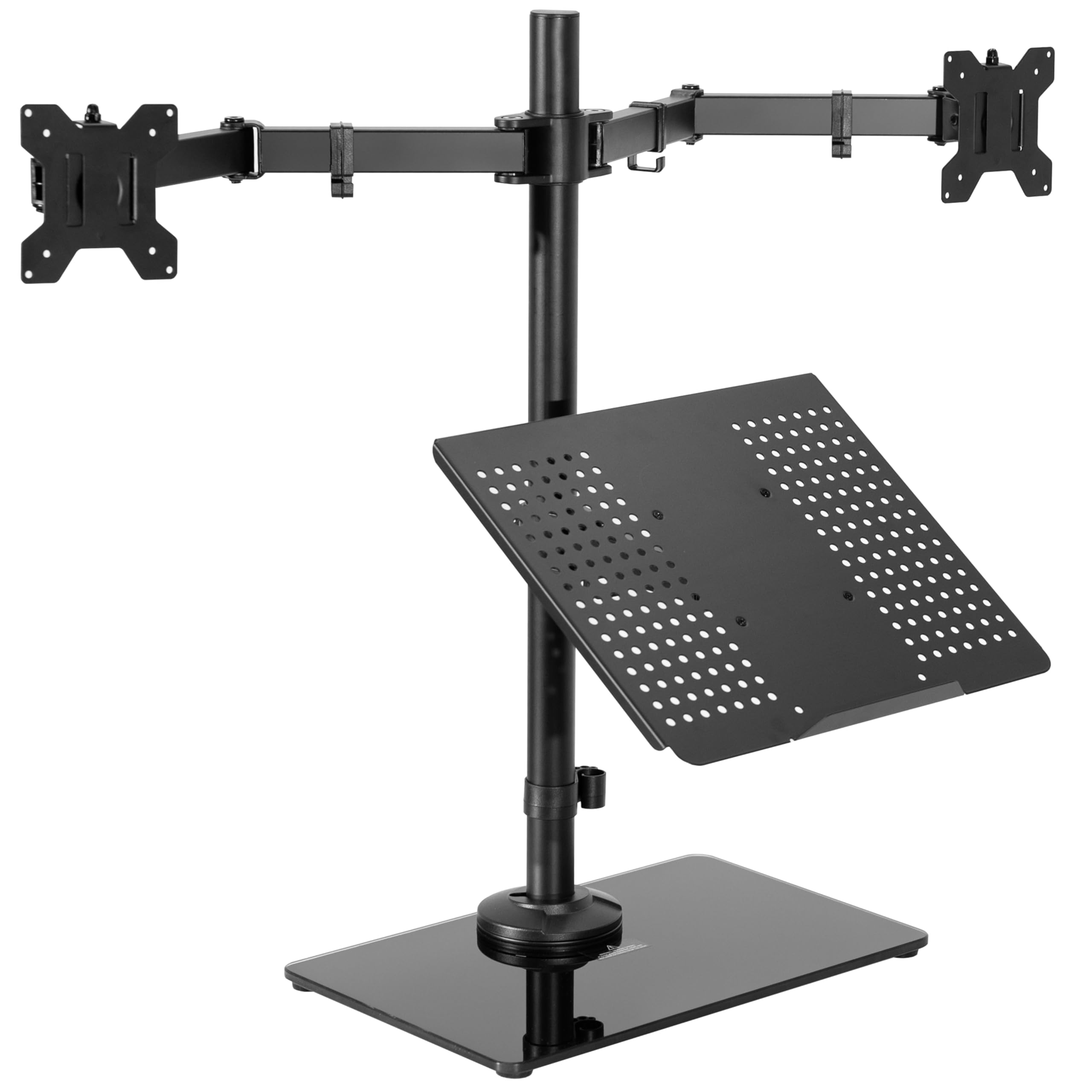 Foto 1 | Soporte De Escritorio Para Doble Monitor Y Portátil Vivo Stand-v003fgl - Venta Internacional.