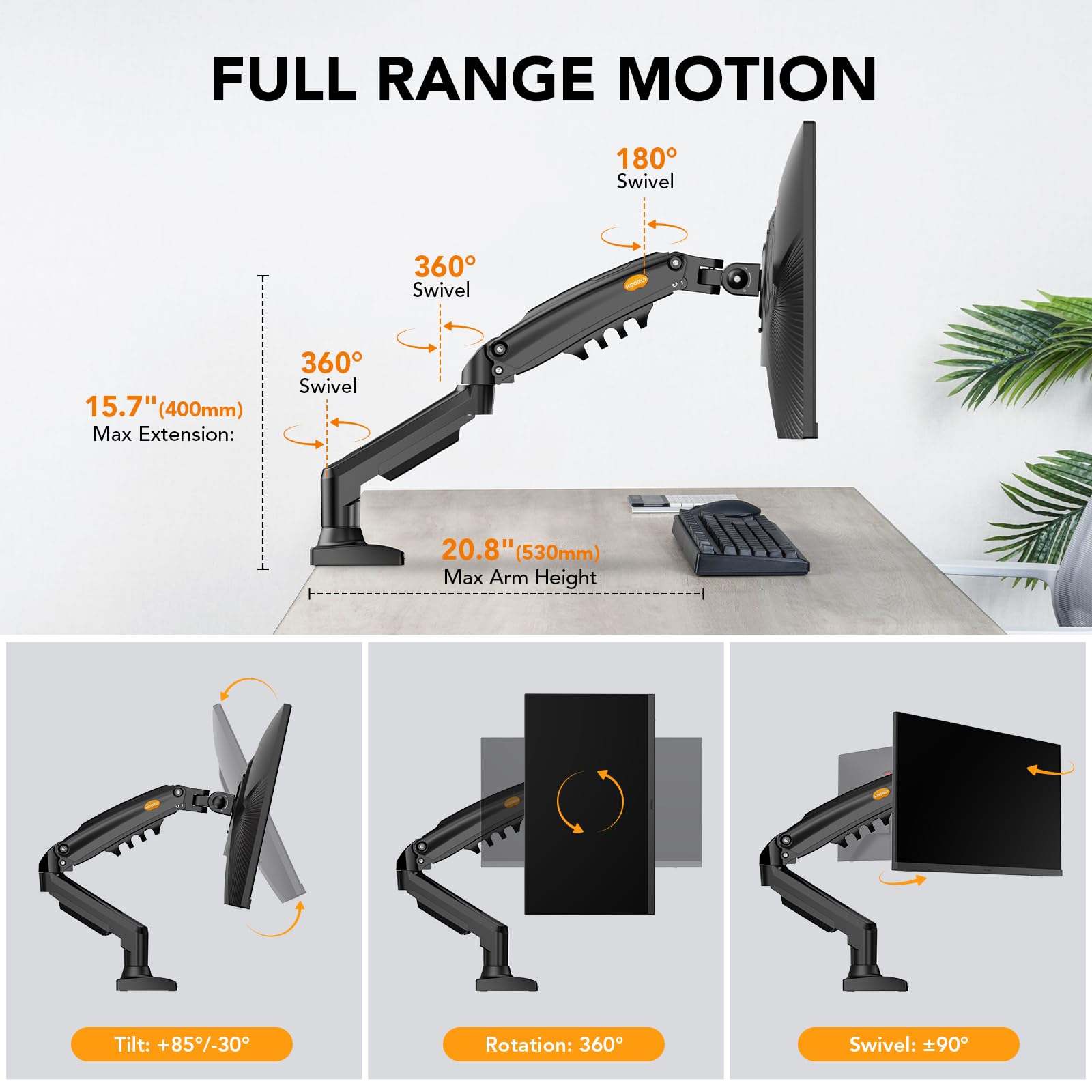 Foto 3 pulgar | Soporte para Monitor Koorui de 17 a 32 pulgadas-Venta Internacional