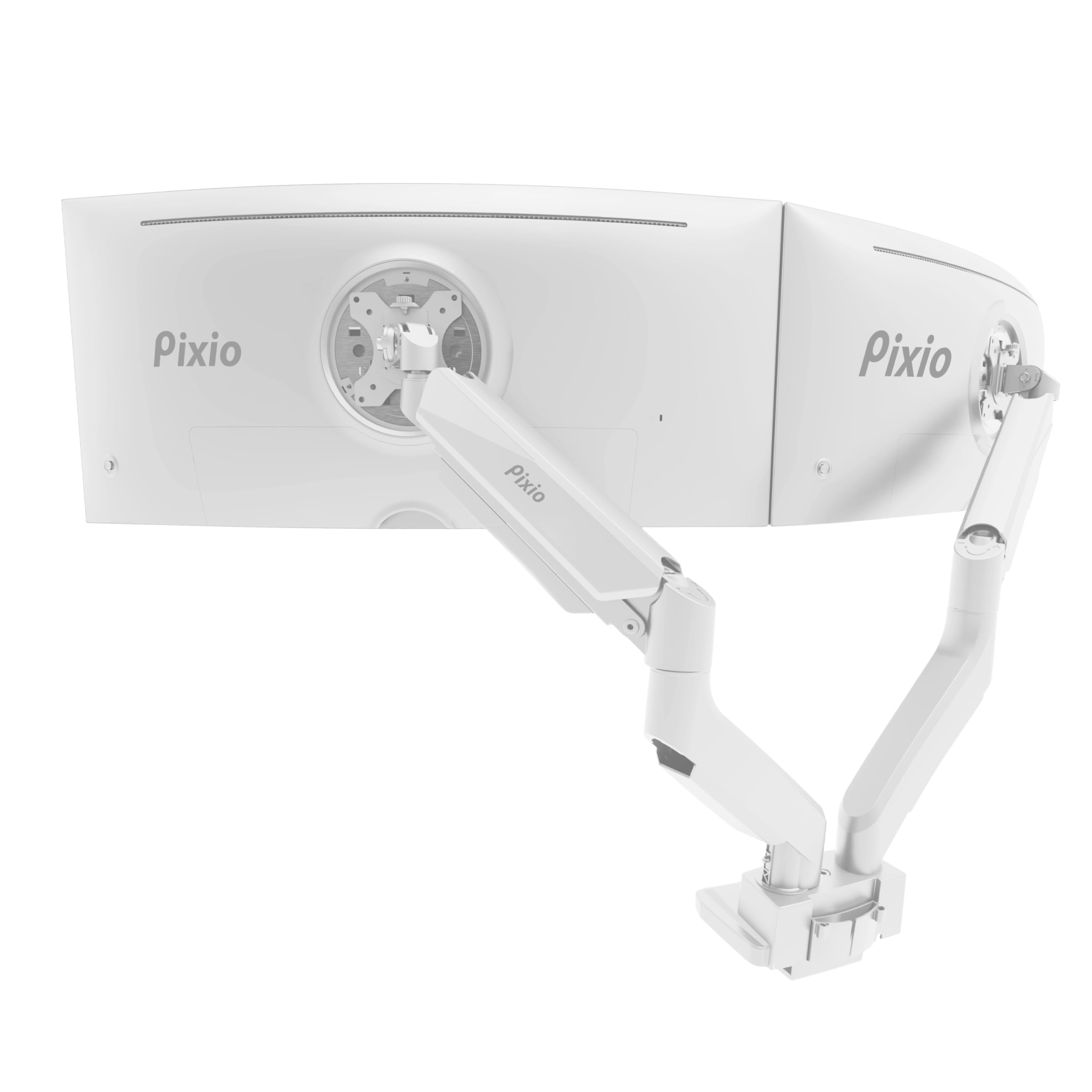 Foto 2 pulgar | Soporte De Escritorio Para Monitor Pixio Ps2d, Blanco, Ultra Ancho - Venta Internacional.