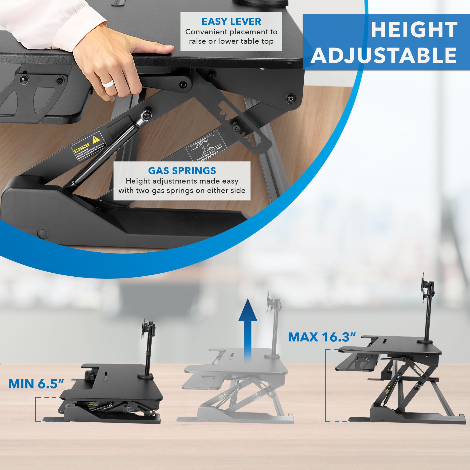 Foto 5 | Escritorio Mount-It! para Monitor Doble-Venta Internacional