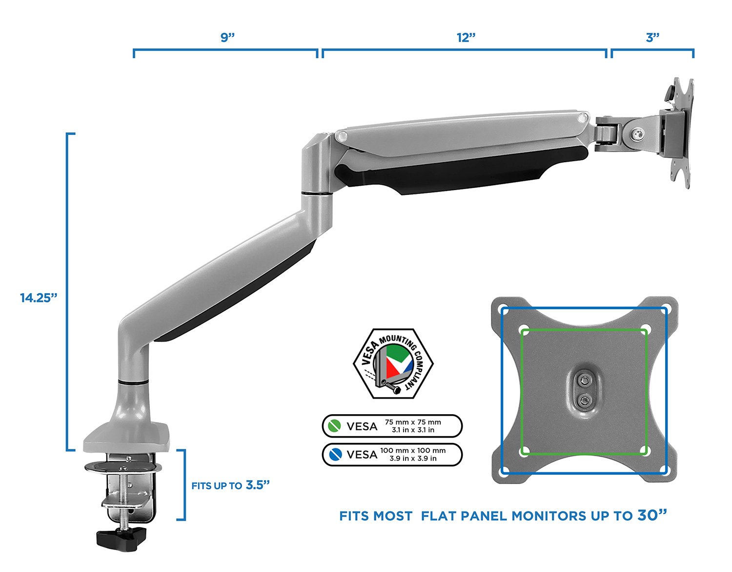Foto 8 pulgar | Soporte Para Monitor Mount-it! Resorte - Venta Internacional