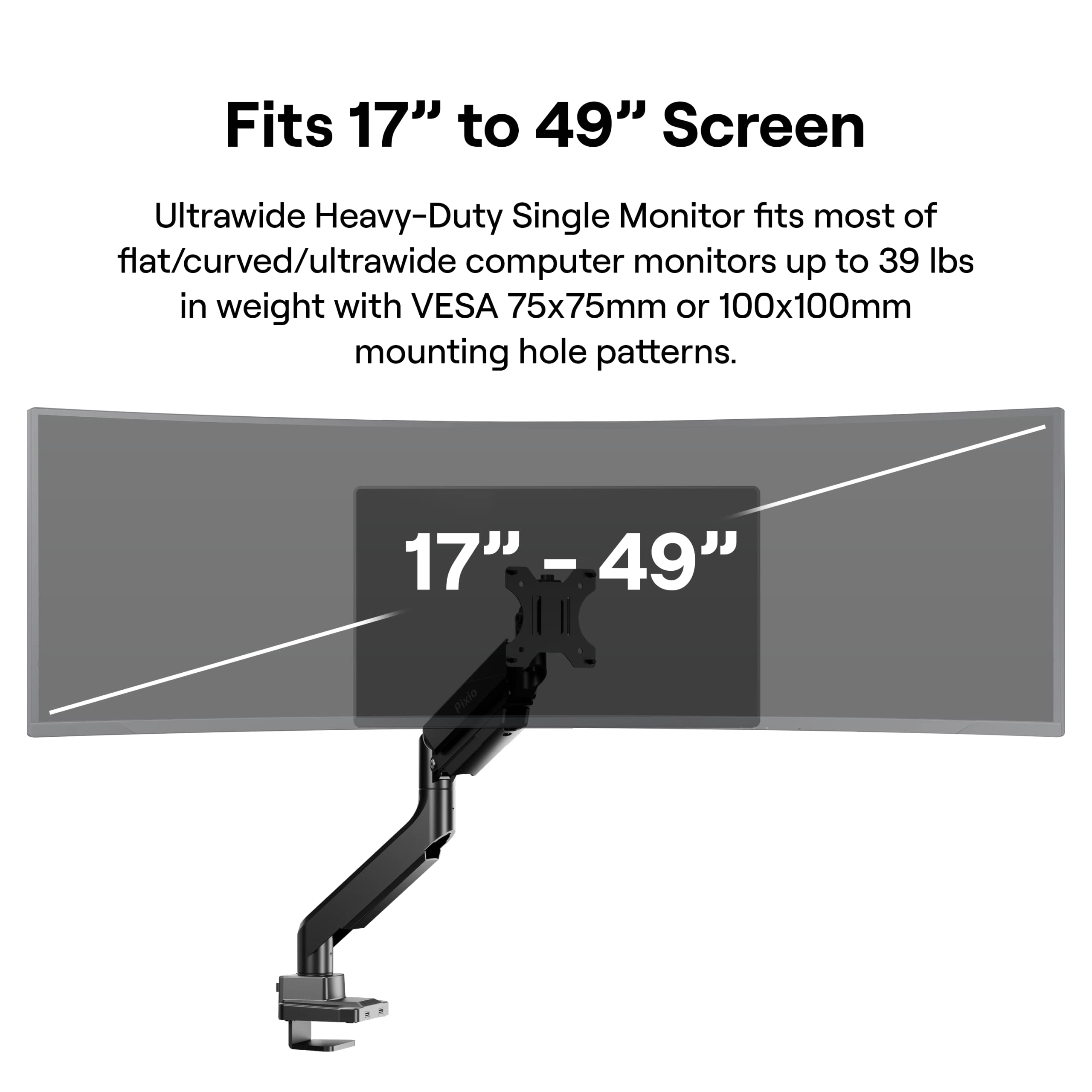 Foto 3 pulgar | Soporte de Escritorio para Monitor Pixio PS2S Ultrawide 49 Pulgadas - Venta Internacional