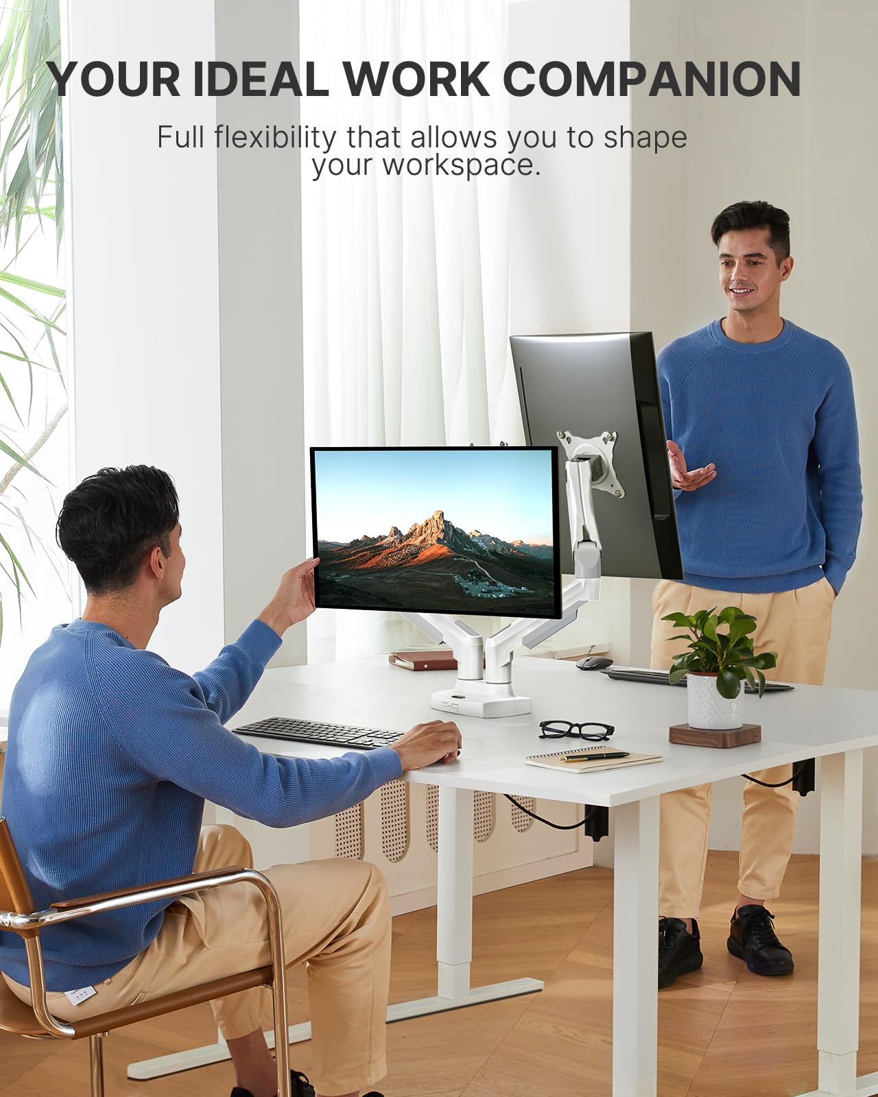 Foto 7 pulgar | Soporte Doble para Monitor Huanuo de 13 a 30 pulgadas-Venta Internacional