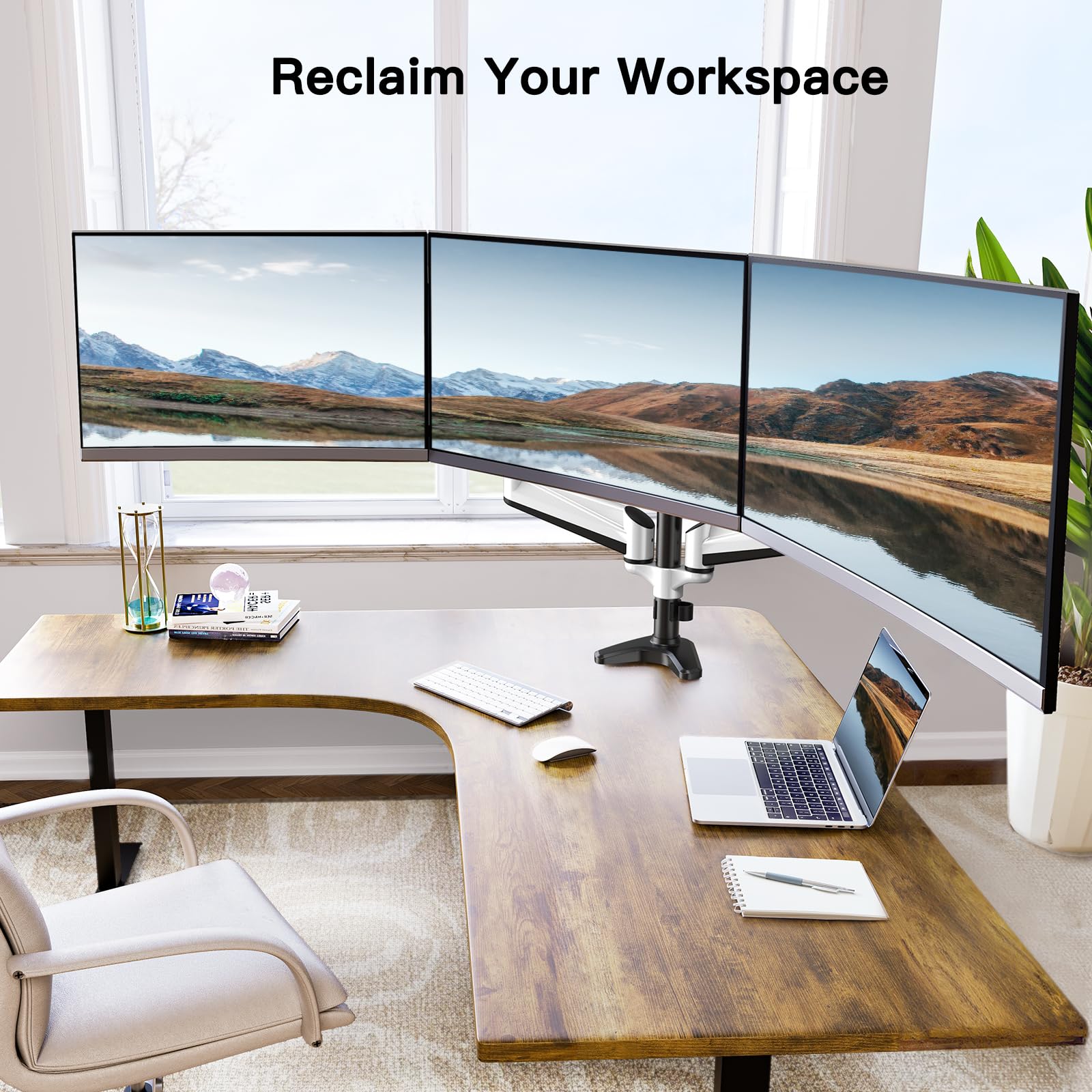 Foto 7 pulgar | Soporte Triple para Monitor Huanuo de 17 a 32 pulgadas-Venta Internacional