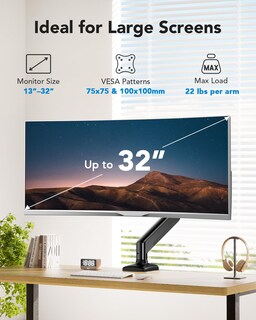 Foto 3 | Soporte para Monitor Huanuo de 13 a 32 pulgadas-Venta Internacional
