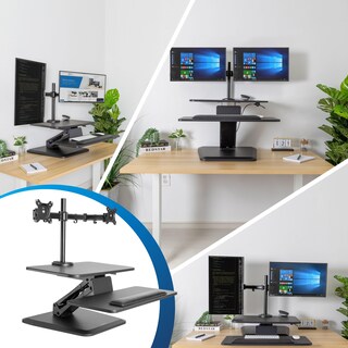 Foto 3 | Convertidor De Escritorio De Pie Mount-it! Con Soporte Para Doble Monitor - Venta Internacional.