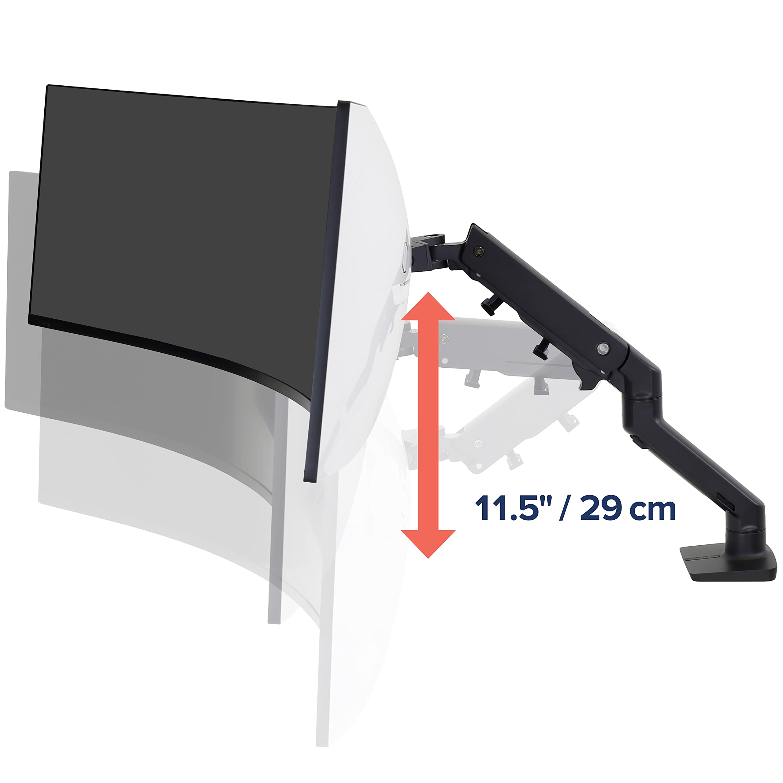 Foto 4 pulgar | Brazo De Monitor Ergotron Hx Hd Premium Heavy Duty Para 49 Pulgadas - Venta Internacional.