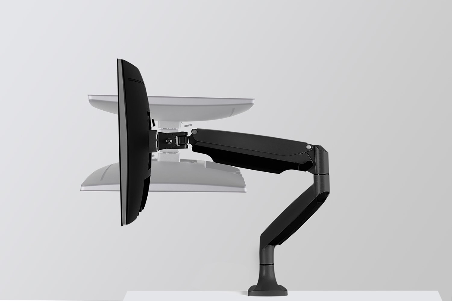 Foto 5 pulgar | Brazo Para Monitor, Soporte De Escritorio, Mount-it! Resorte De Gas En Pleno Movimiento - Venta Internacional.