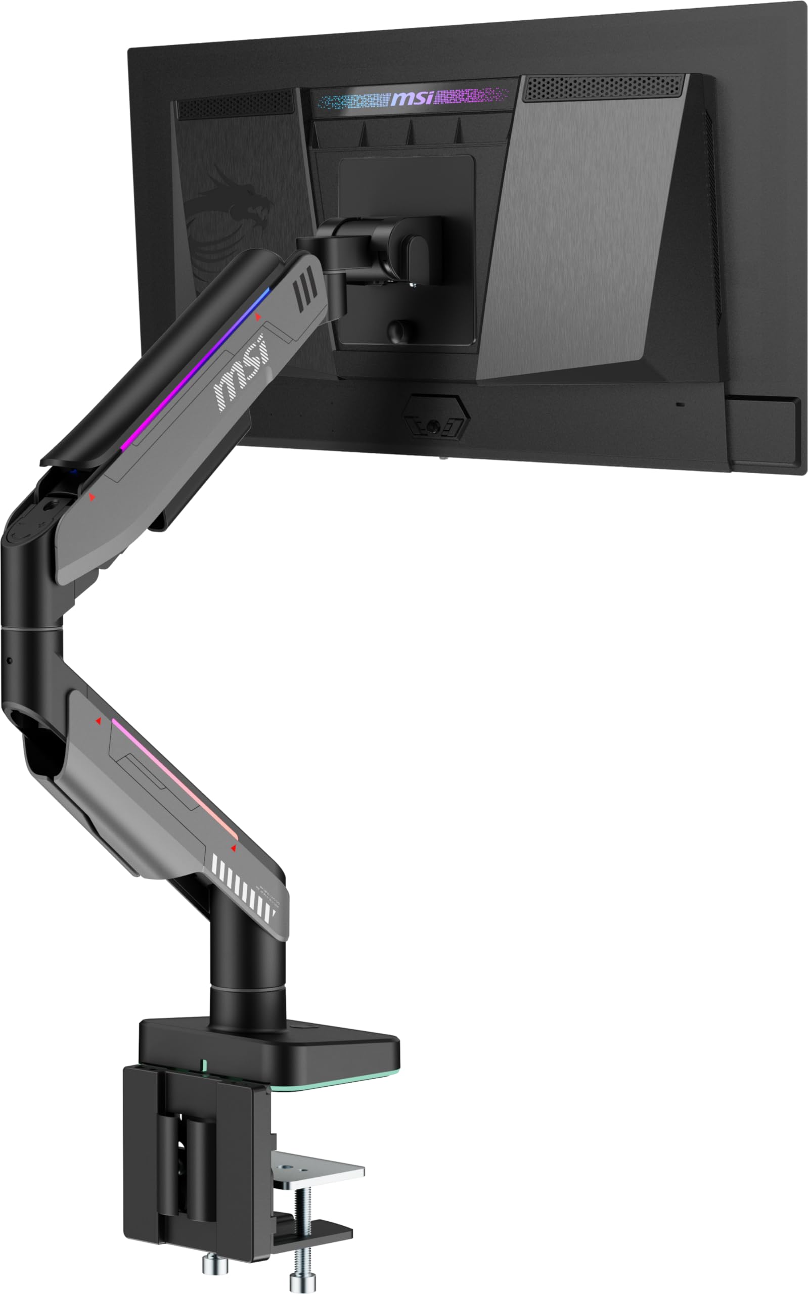 Foto 1 | Soporte para Monitor Msi Mpg Mt201r Premium Rgb Gray - Venta Internacional