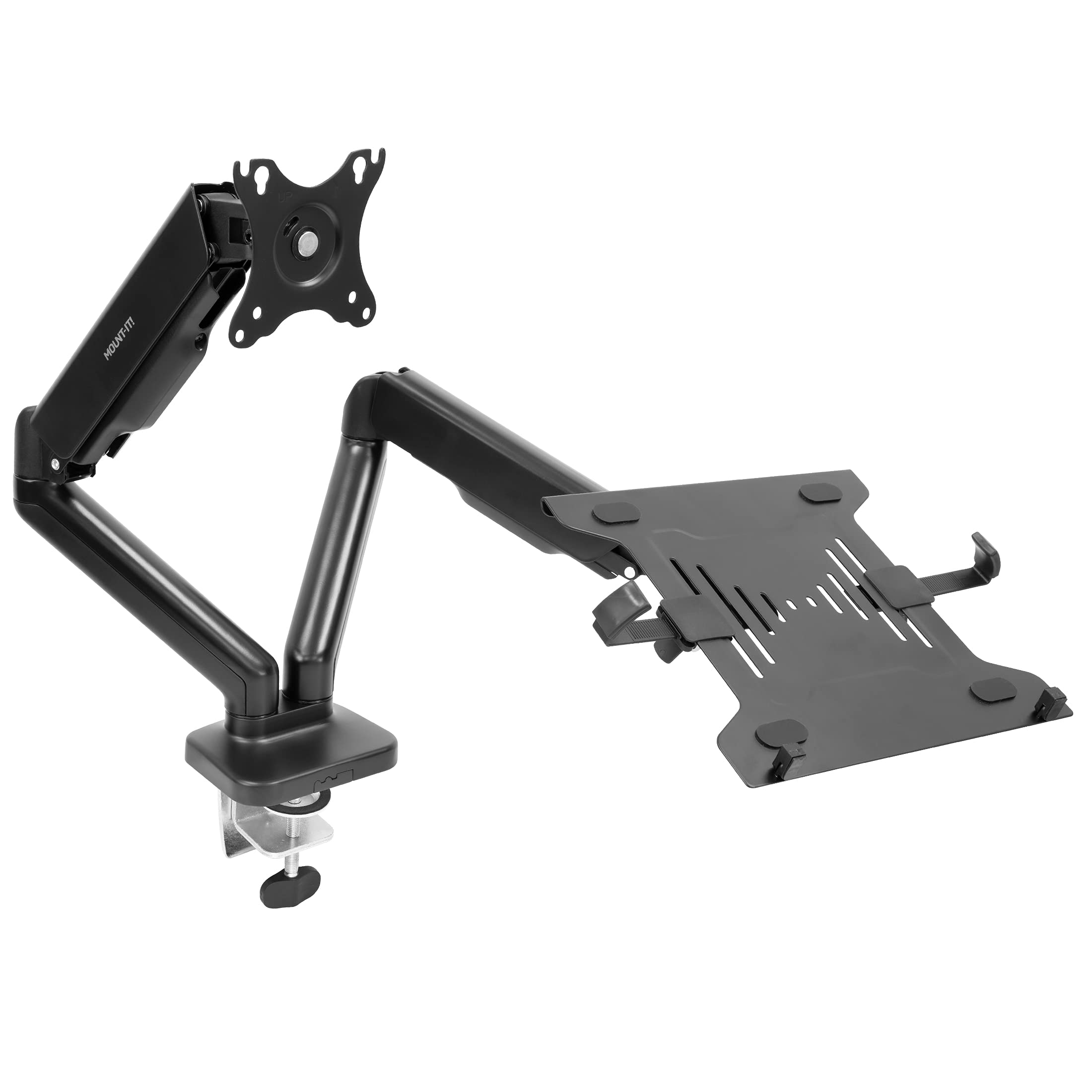 Foto 1 | Soporte De Escritorio Para Ordenadores Portátiles Y Monitores Mount-it! ¡movimiento Completo! - Venta Internacional.