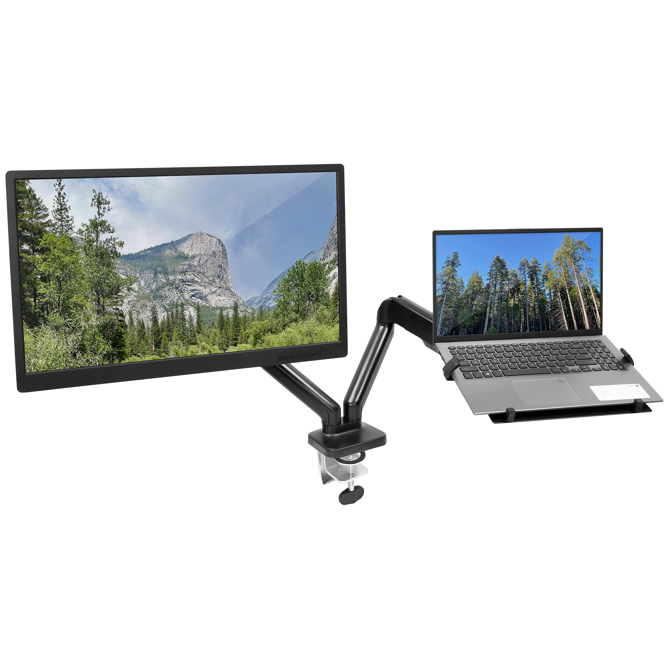 Foto 2 | Soporte De Escritorio Para Ordenadores Portátiles Y Monitores Mount-it! ¡movimiento Completo! - Venta Internacional.