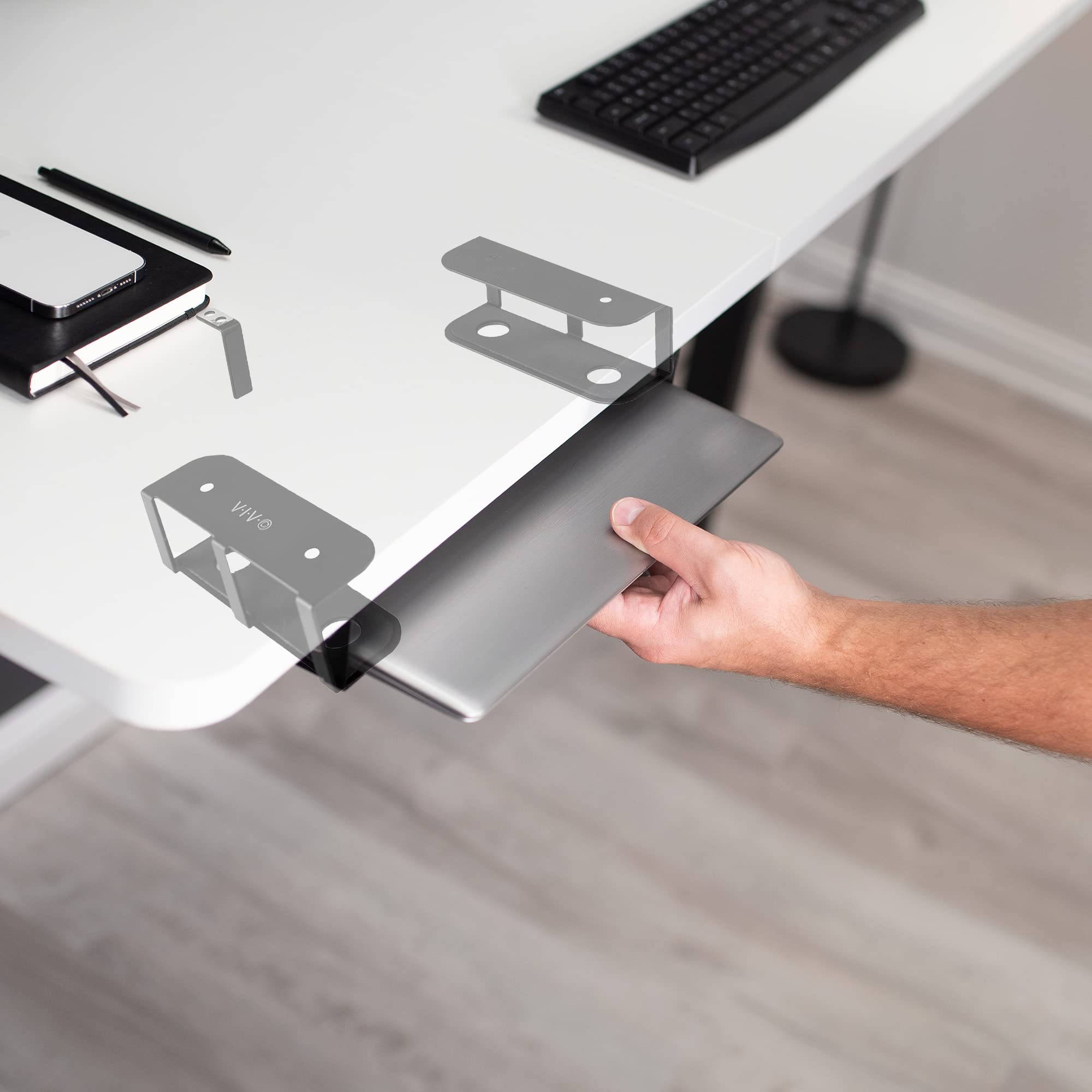 Foto 8 pulgar | Soporte para Portátil Debajo del Escritorio Vivo Mount-udls1 - Venta Internacional