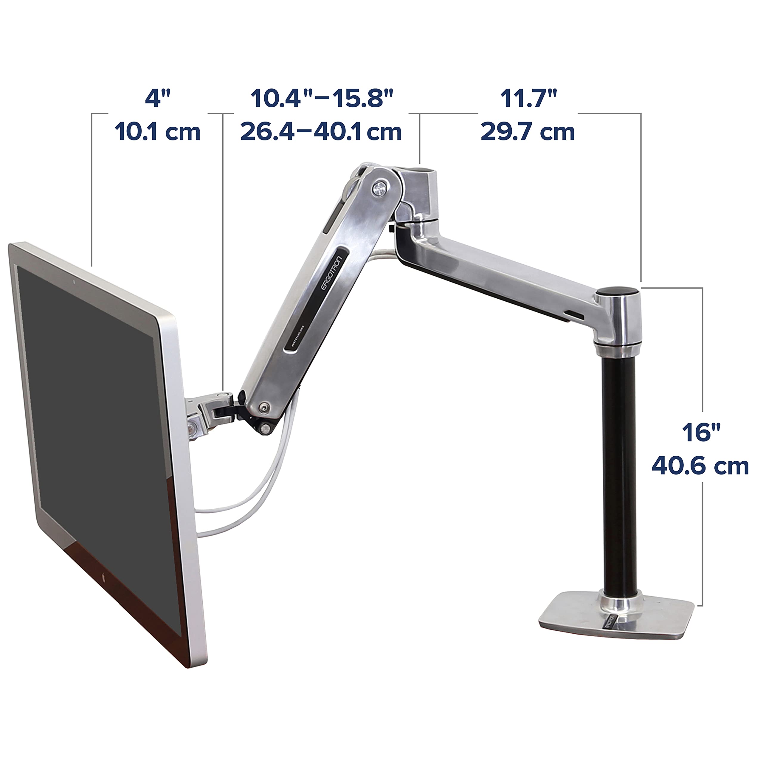 Foto 5 pulgar | Brazo De Monitor Ergotron Lx Hd Para Sentado Y Soporte Vesa De 75 X 75 Mm A 200 X 200 Mm - Venta Internacional.