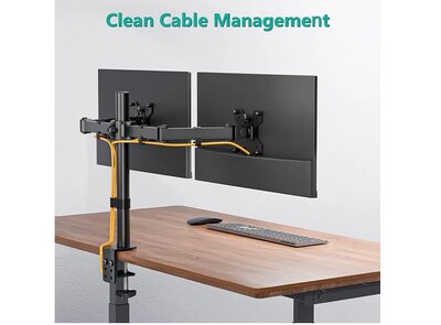 Foto 3 | Soporte De Monitor Doble Para 2 Pantallas Giratorias Horizon