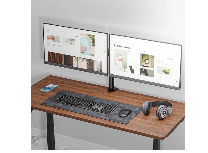 Foto 5 | Soporte De Monitor Doble Para 2 Pantallas Giratorias Horizon