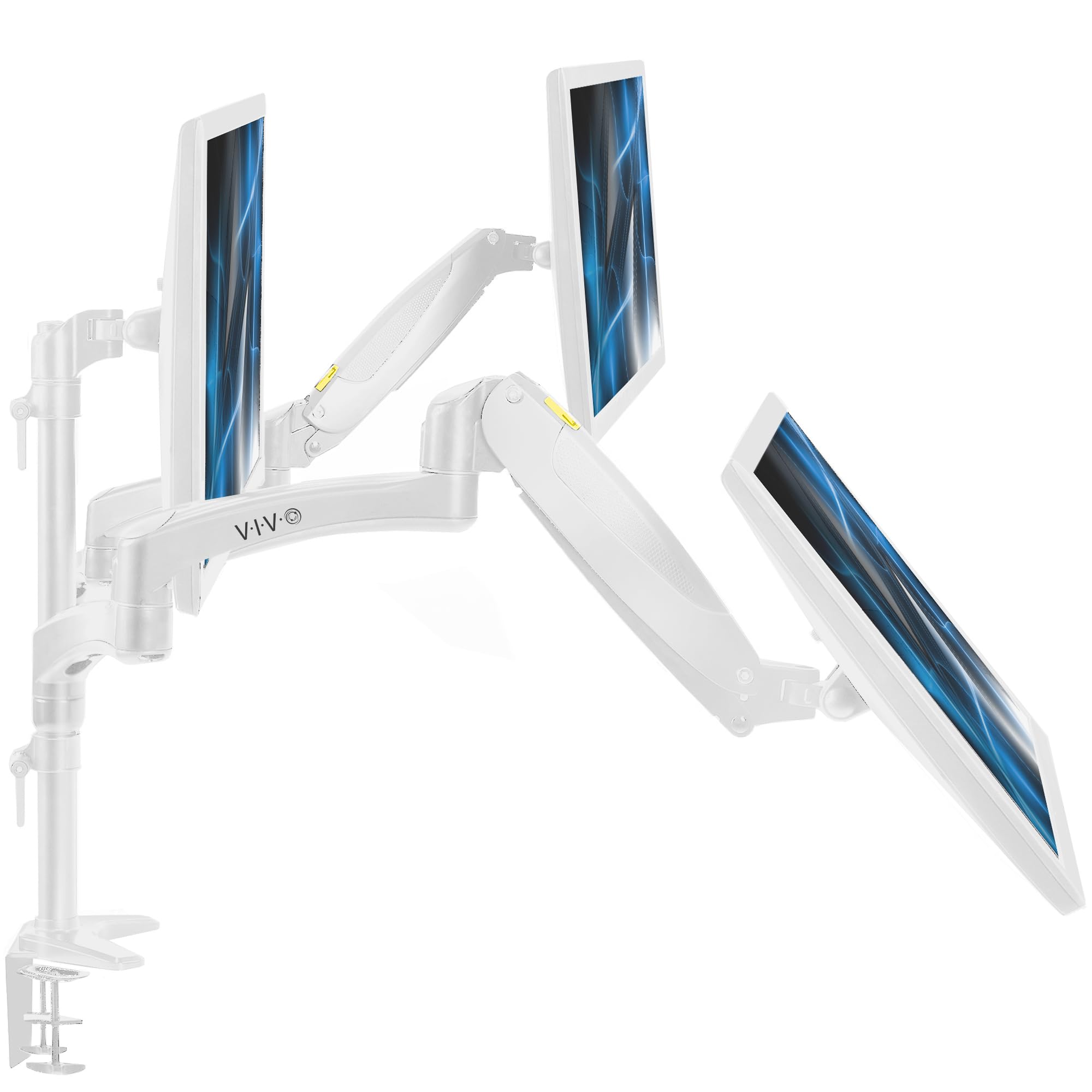 Foto 4 | Soporte Para Monitor Vivo Stand-v300gw, Neumático Triple, 43 Cm A 81 Cm - Venta Internacional.