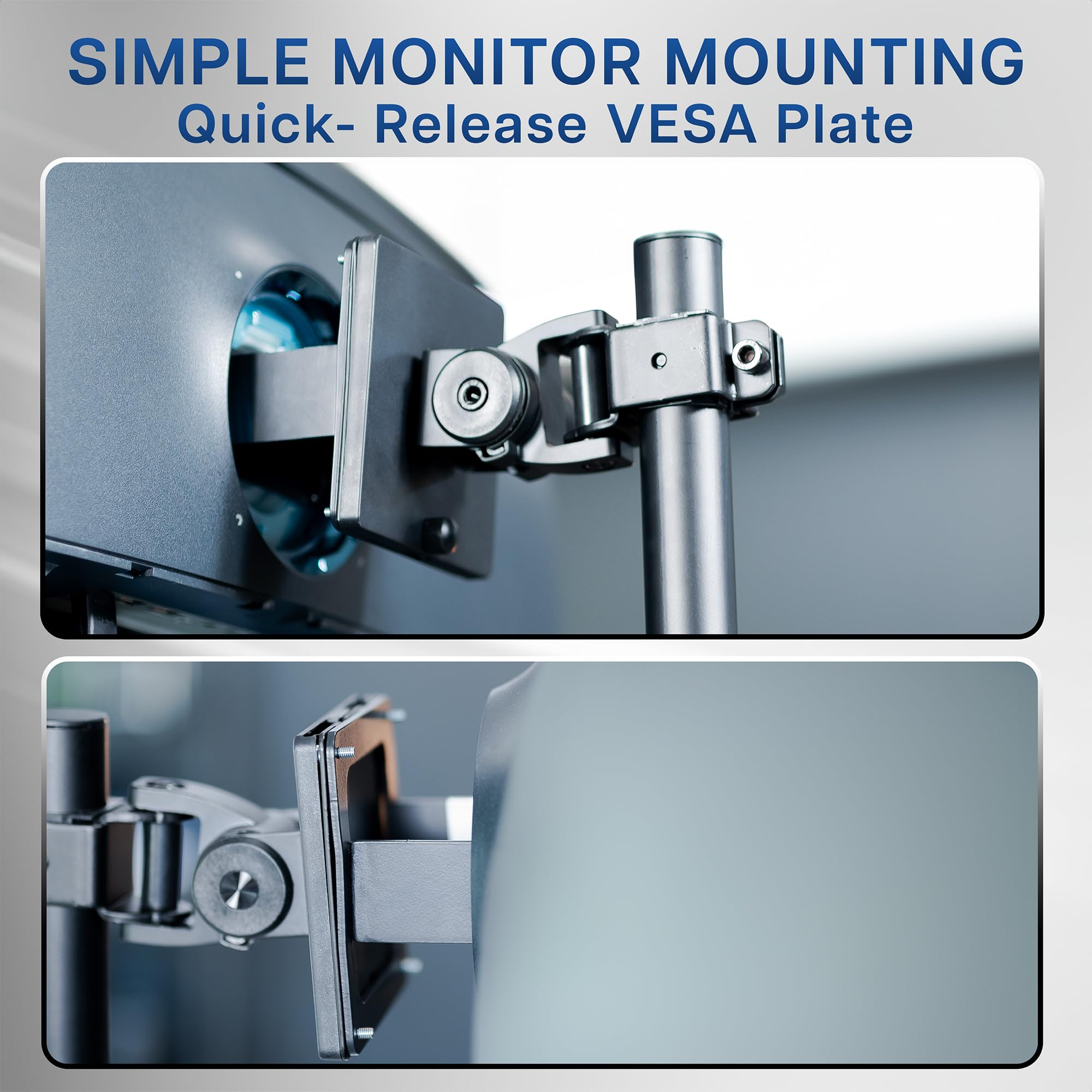 Foto 7 | Soporte De Escritorio Para Monitor Vivo Stand-v100c Para 1 Monitor Ultrawide De 49 Pulgadas - Venta Internacional.
