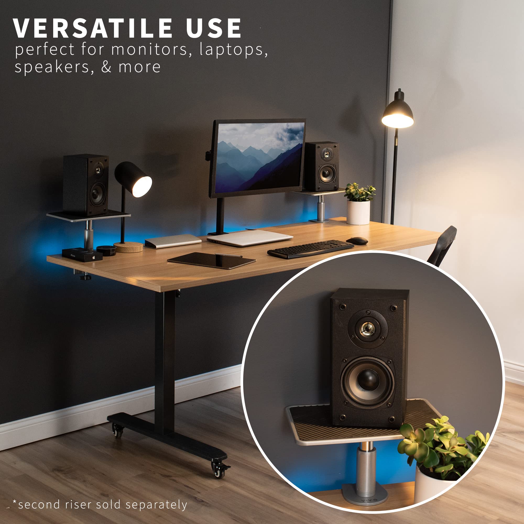 Foto 6 pulgar | Elevador De Monitor Y Portátil Vivo Stand-v000sc Con Abrazadera - Venta Internacional.